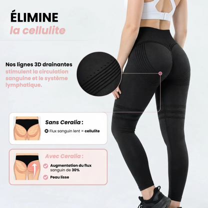 Cellulite 3D Leggings - Rose
